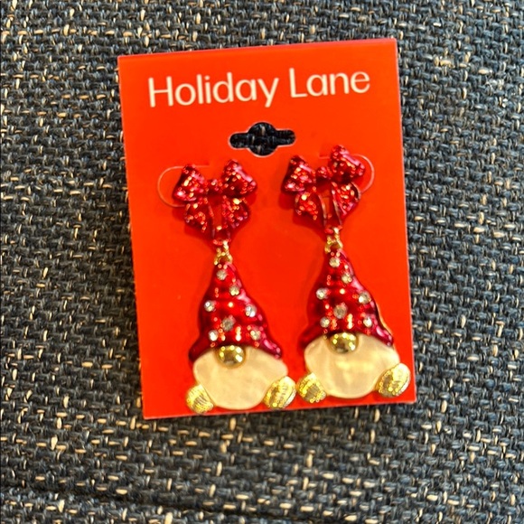 Red Gnome Earrings - Picture 1 of 2